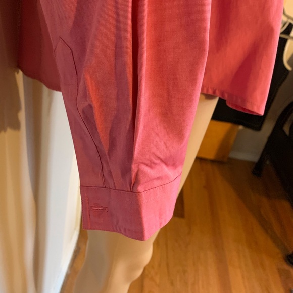 Geoffrey Beene Sport Pink Button Down Blouse - Picture 5 of 7